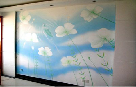  南靖县画墙绘怎么画好白云的蓬松感？