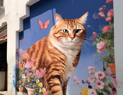  南靖县自己绘制有个性的手绘墙