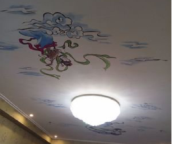  南靖县如何快速绘制天花板上的手绘墙？