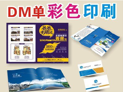  南靖县单页印刷，色彩搭配简单。