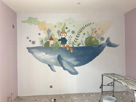  南靖县手绘墙的特点及优势。